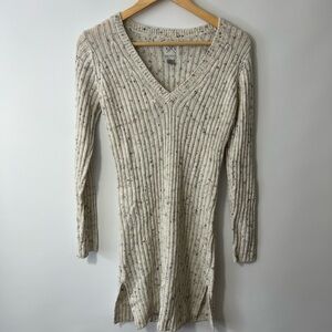 Women's Cream Knit Dress
